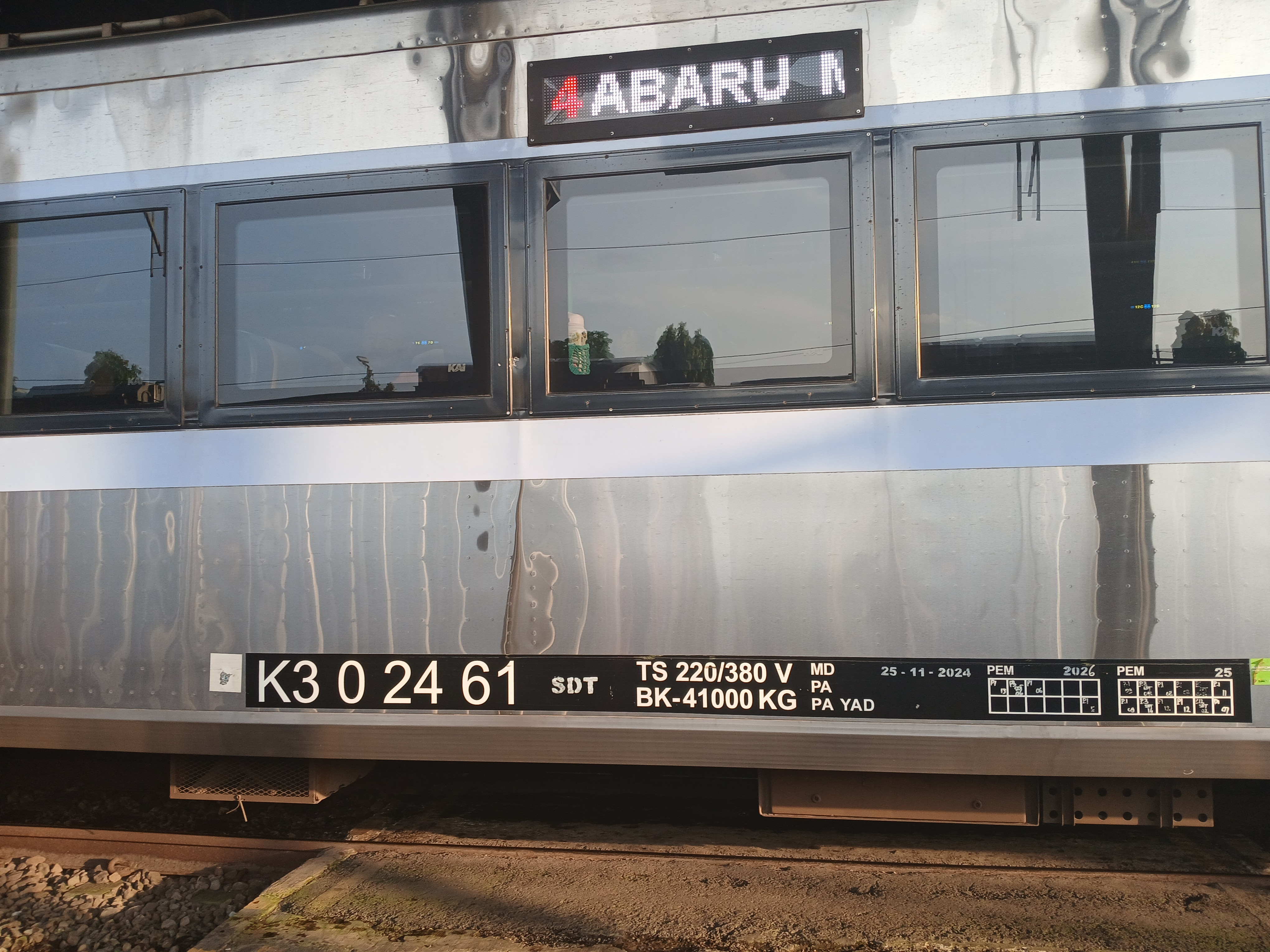 K3 0 24 61 di Indonesia - foto kereta api
