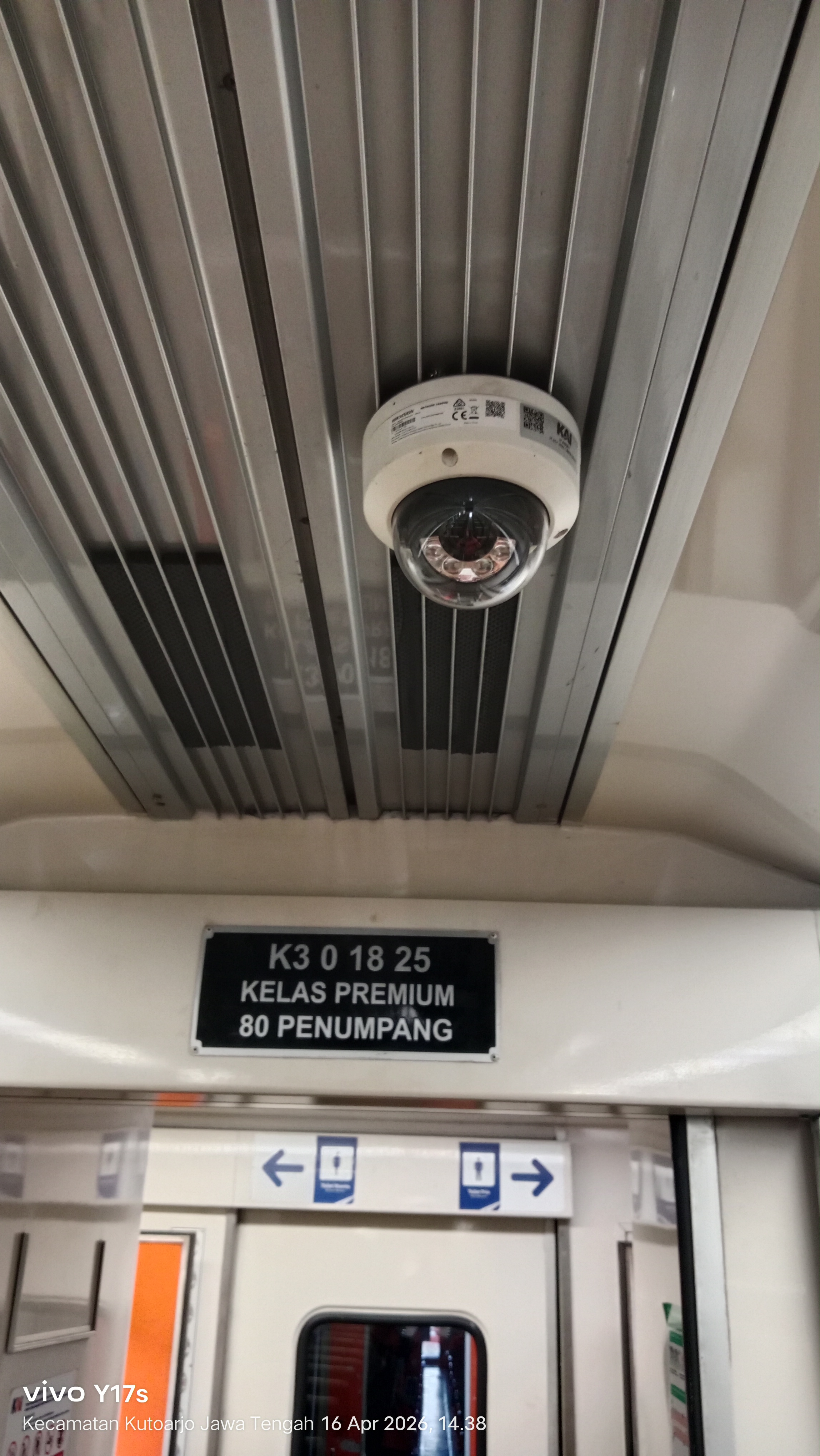 Kamera CCTV K3 0 18 25 di Indonesia - foto kereta api