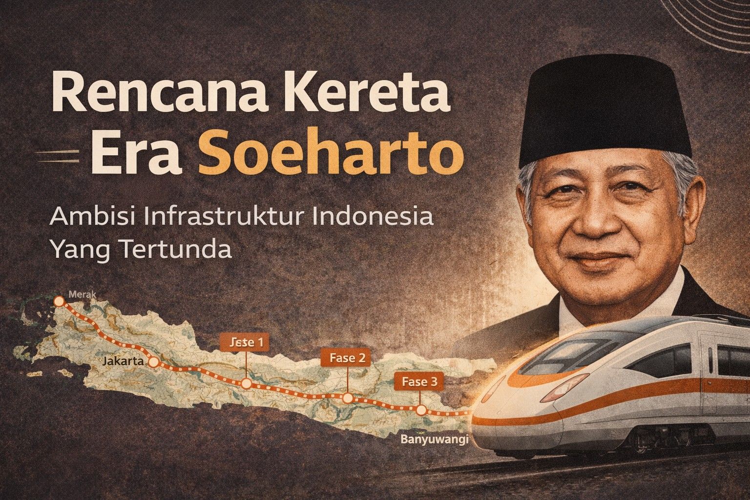 Kereta Cepat yang Tertunda: Ambisi Besar Indonesia Sejak Era Soeharto