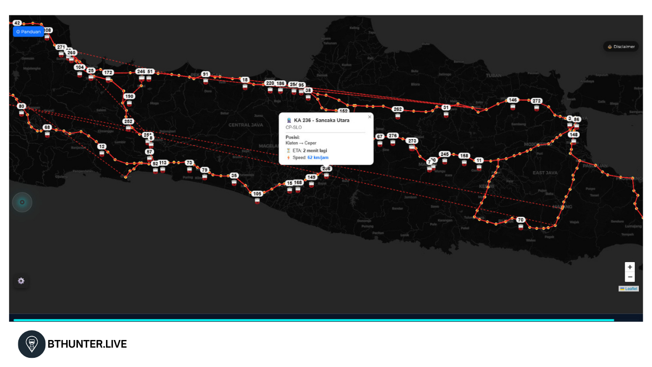 Tracking Kereta Api di BTHunter: Cara Mudah Pantau Perjalanan Kereta Api