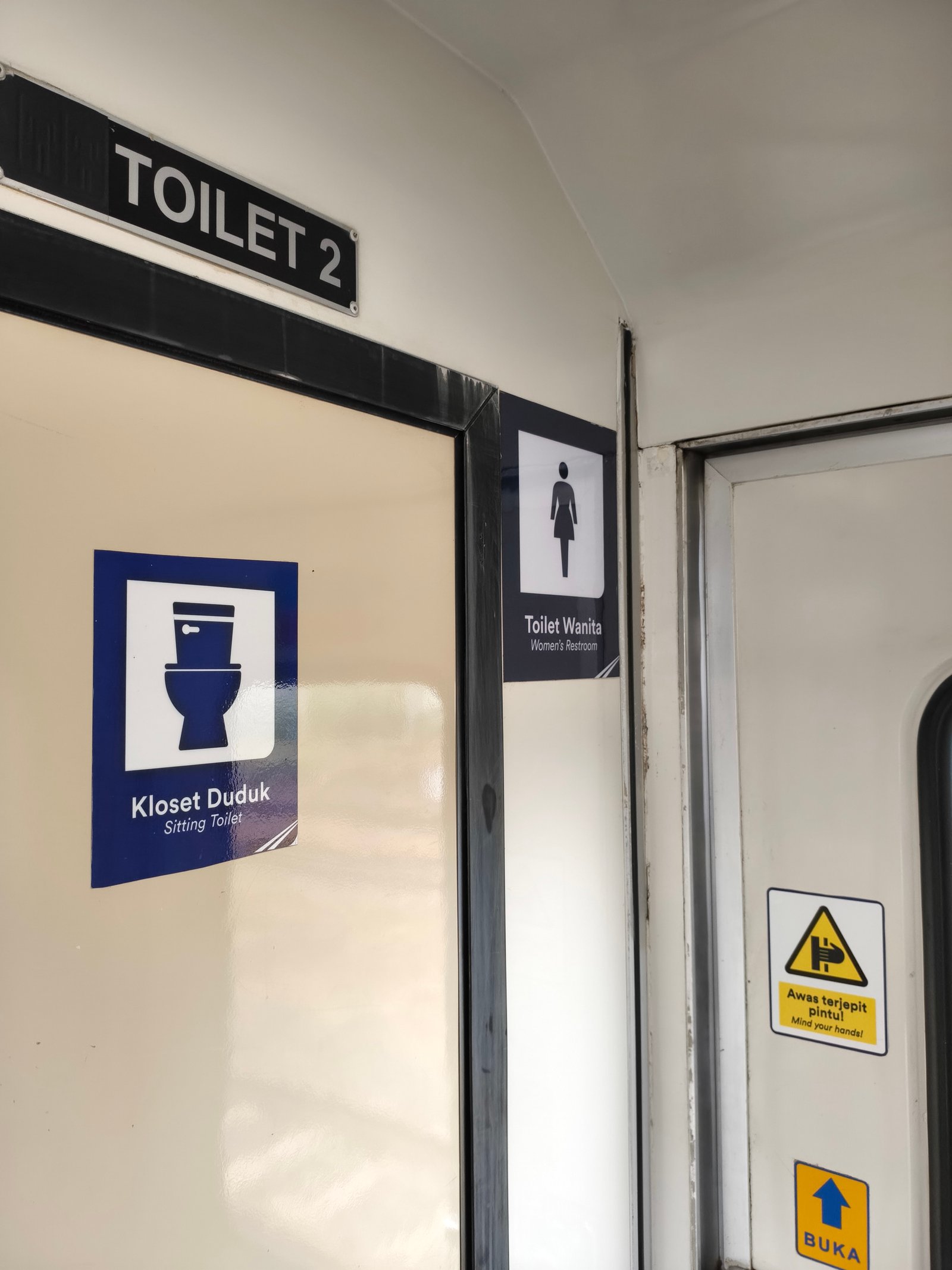 Ada toilet khusus wanita di Eksekutif Sawunggalih ternyata