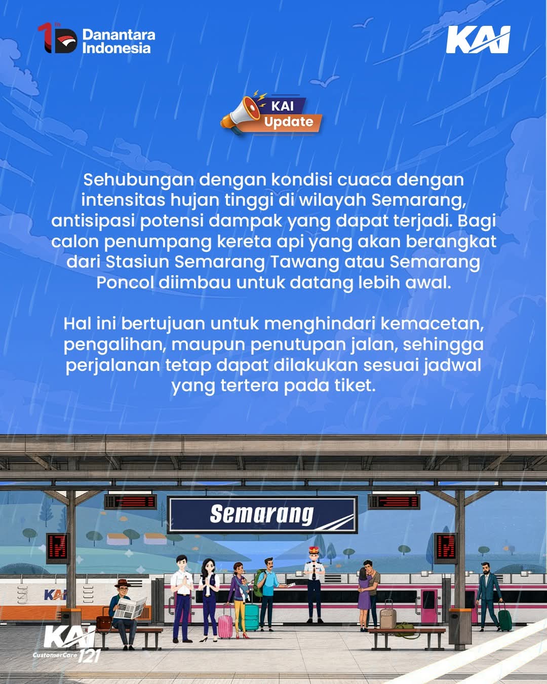 Foto Info Update KAI di Indonesia