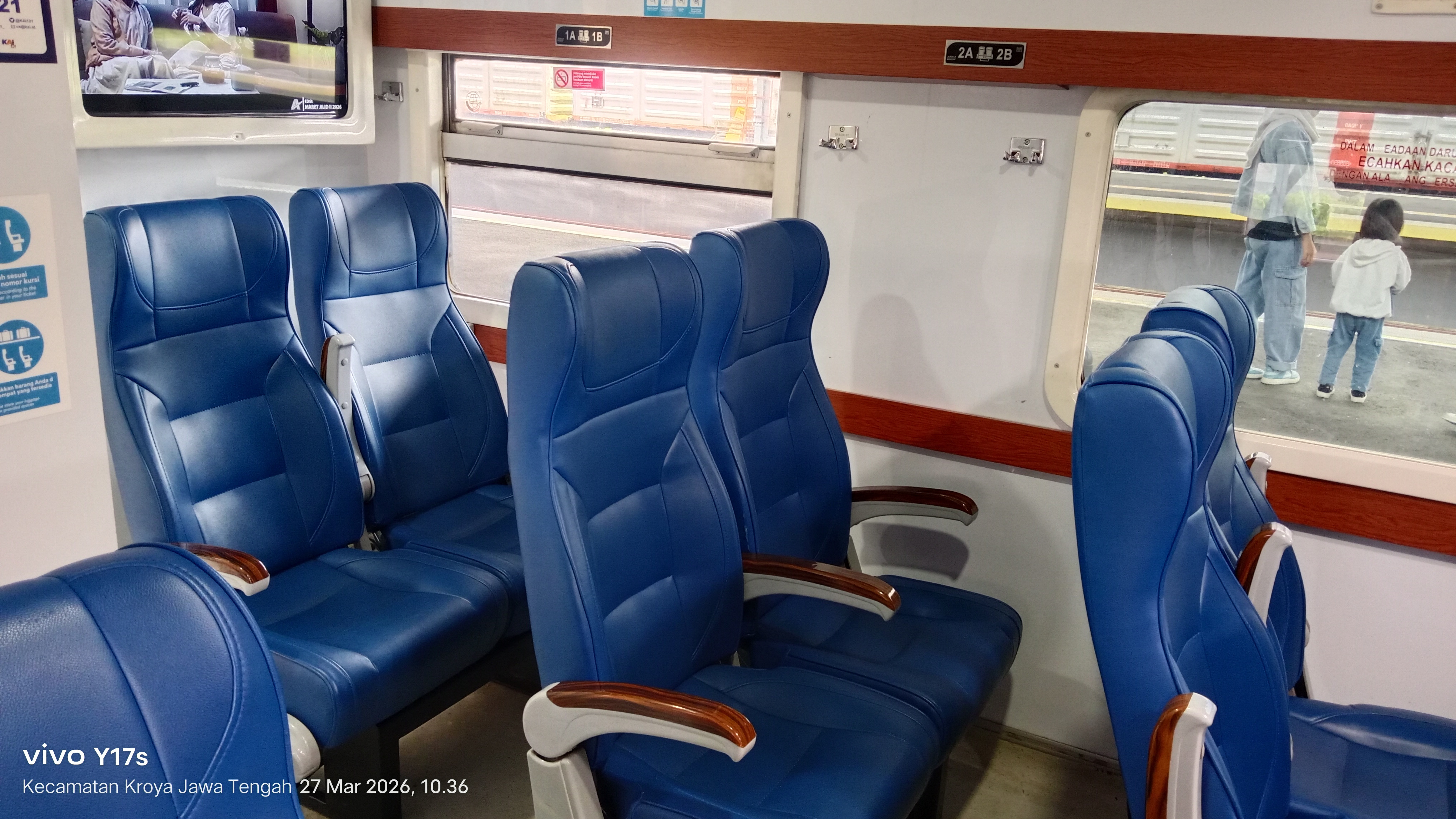 Foto Interior KA Kamandaka – Ekonomi New Generation (SMT–CP PP) - Kereta Ka Kamandaka di Indonesia