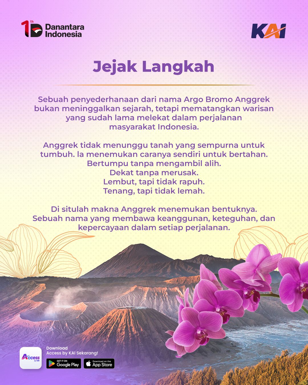 Nama baru semangat baru KA ANGGREK