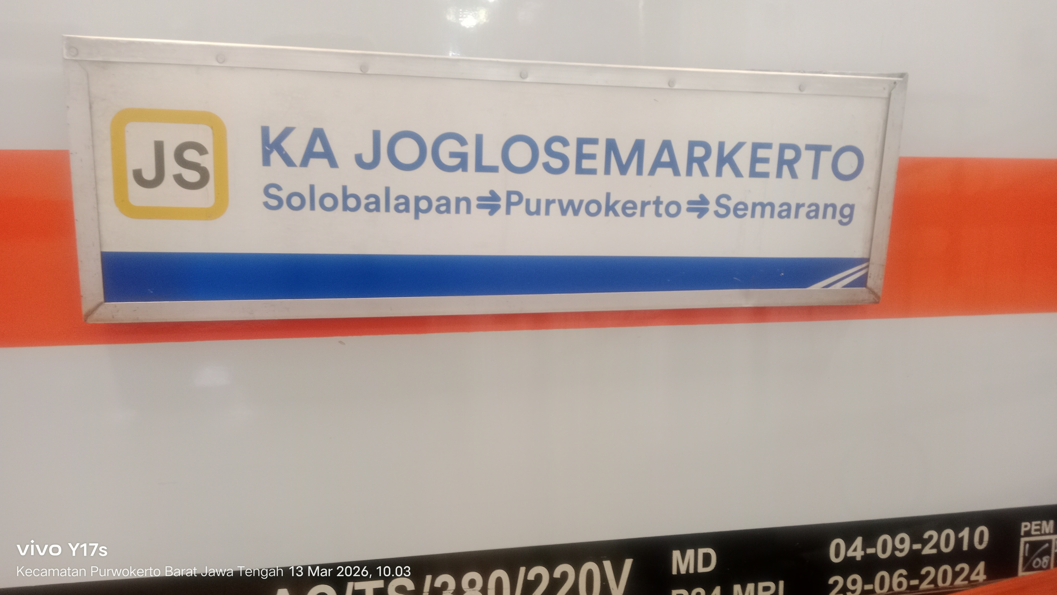 Foto KA Joglosemarkerto —  - Kereta Ka Joglosemar di Indonesia