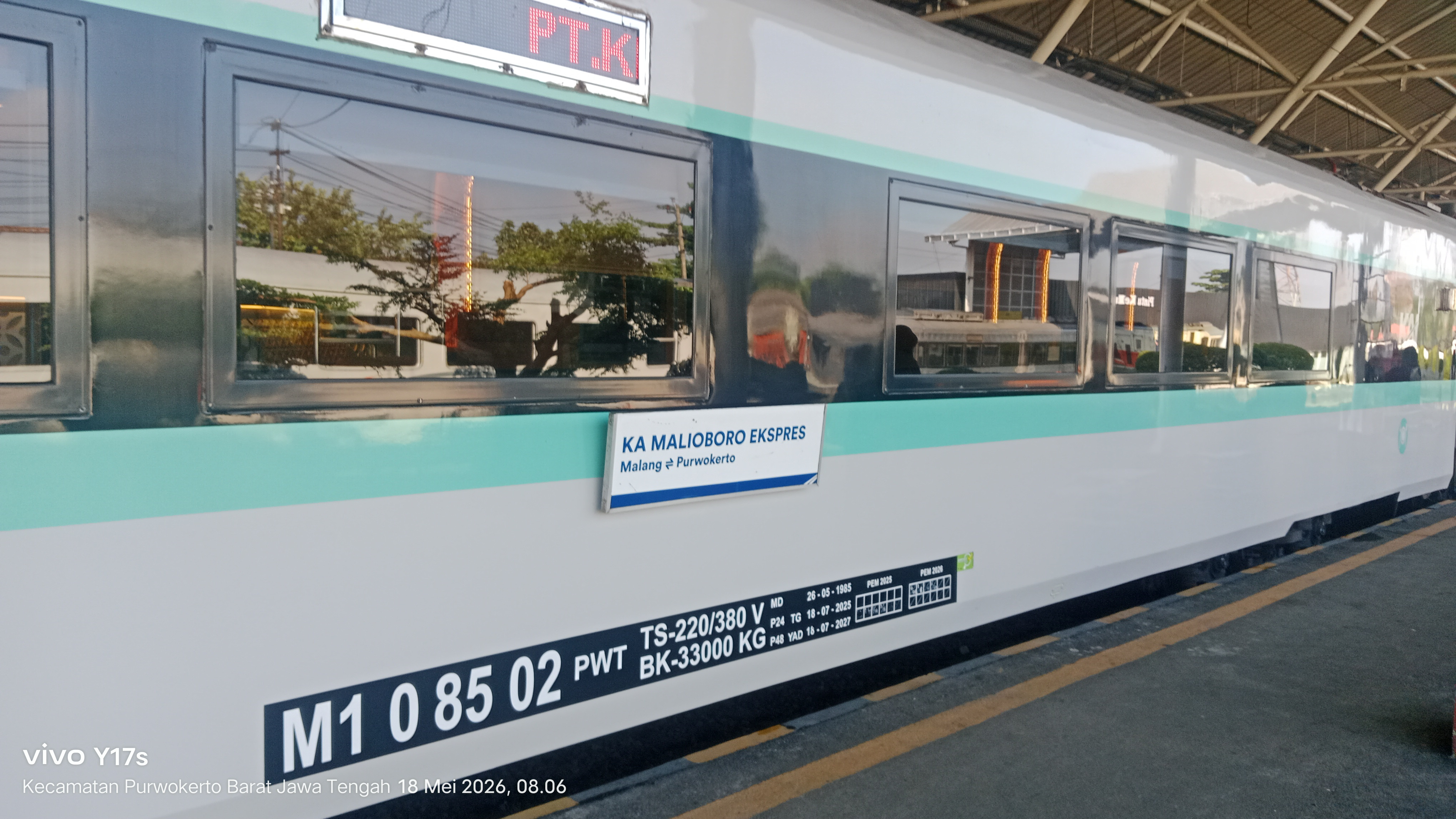 Rangkaian baru kereta api Malioboro ekspres