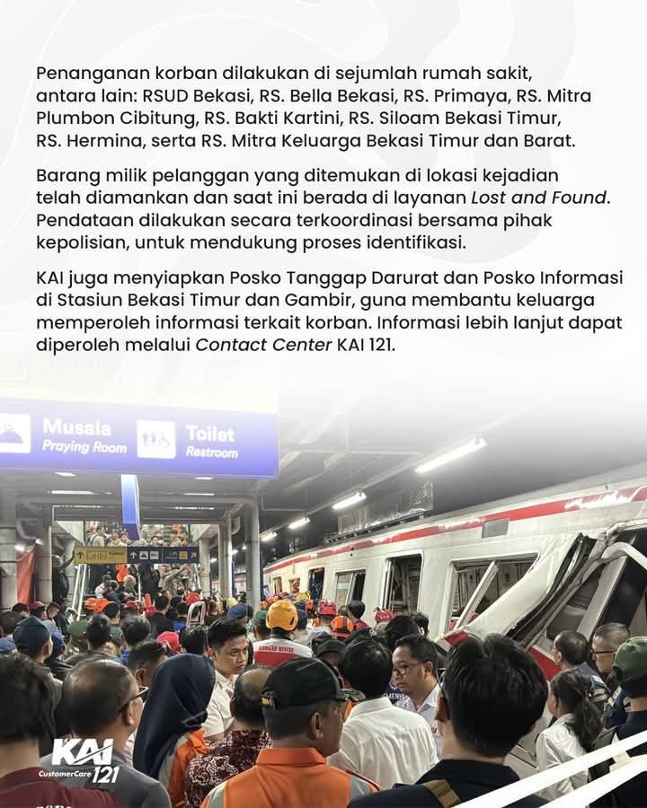 Rintang Jalan Imbas KA 4 ARGO BROMO ANGGREK dan KRL 5568
