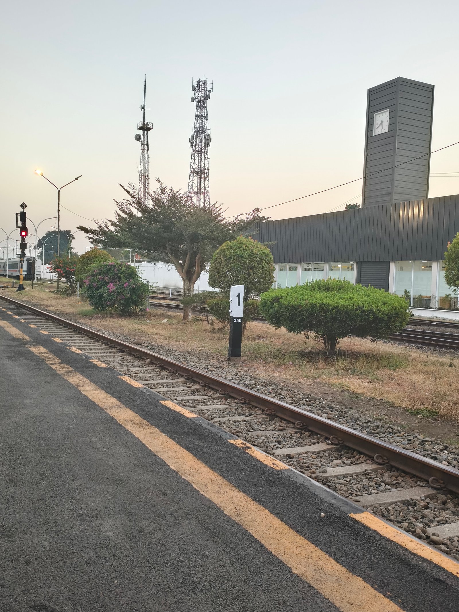Sore hari stasiun Purwokerto