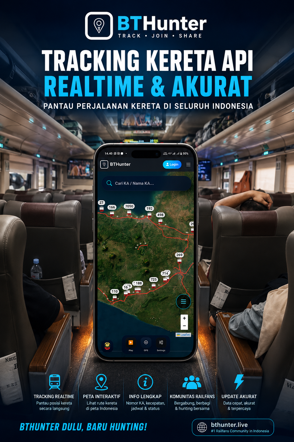Tracking kereta api