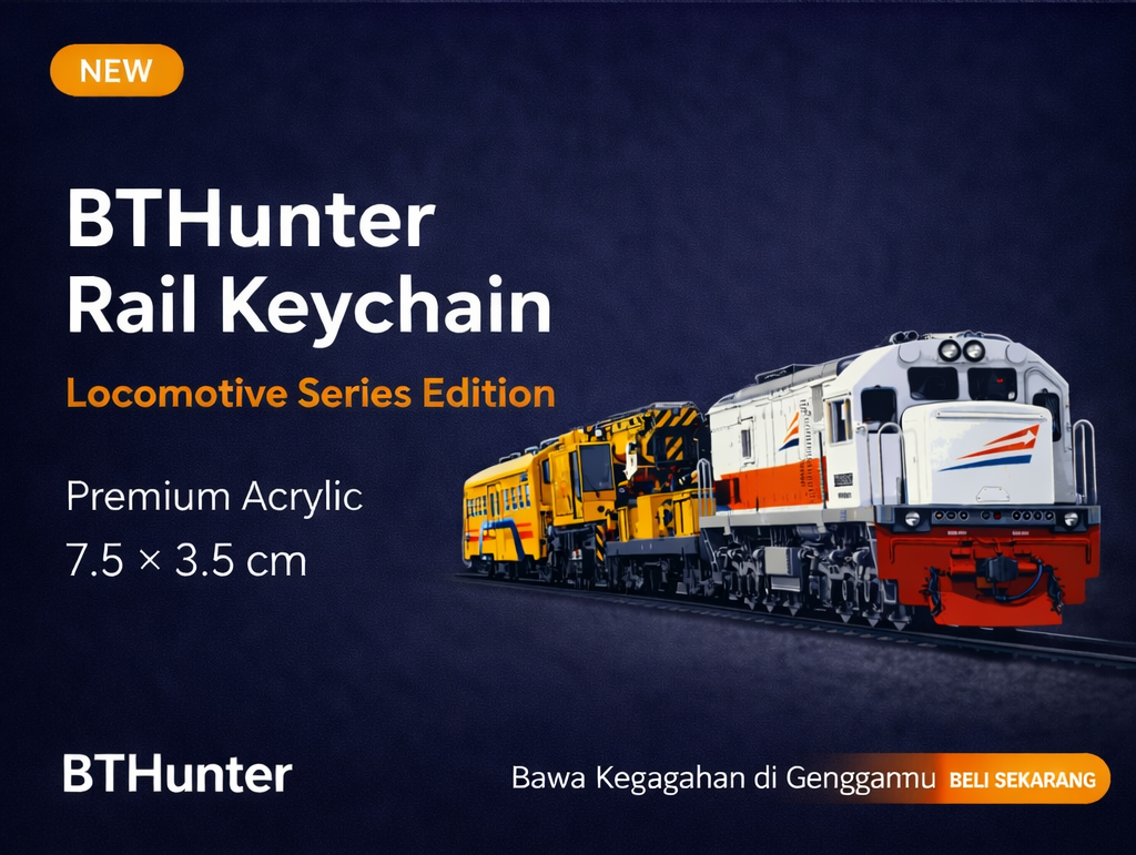 Gantungan Kunci/Ganci Kereta Perawatan / Inspeksi / Penolong