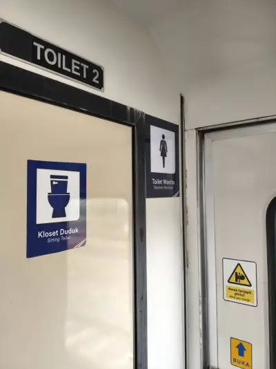 Ada toilet khusus wanita di Eksekutif Sawunggalih ternyata