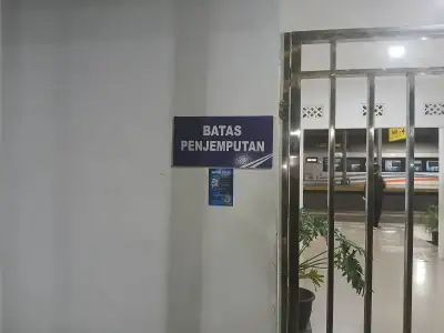 Batas penjemputan di stasiun kroya