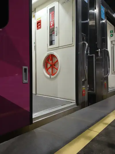 Fitur keselamatan yang tersedia di kereta