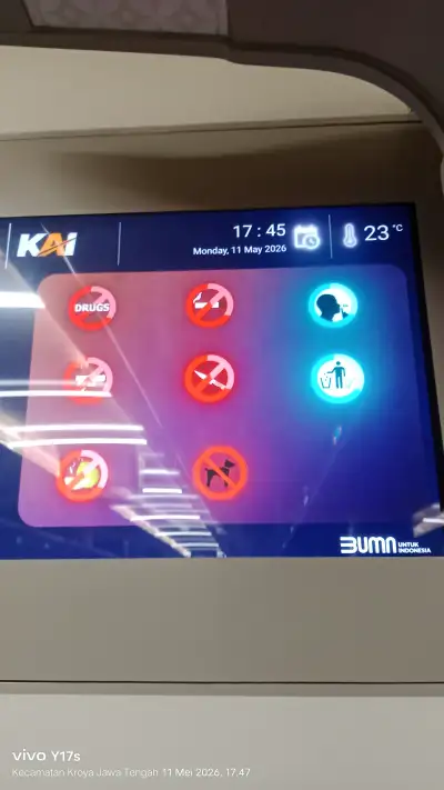 Himbauan dan larangan pada saat naik kereta api