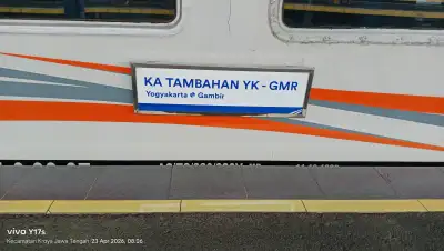 Jadwal Kereta Api 7007C Tambahan Yogyakarta
