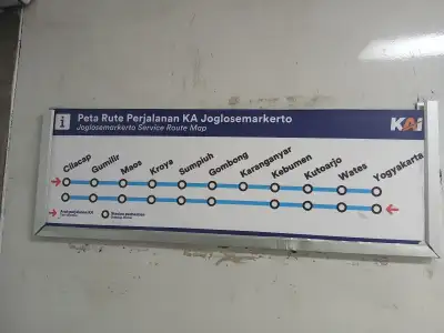 Peta rute yang di lalui ka joglosemarkerto pp