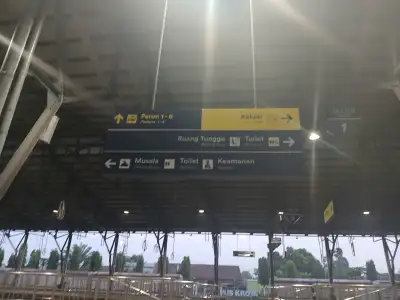 Petunjuk arah stasiun kroya