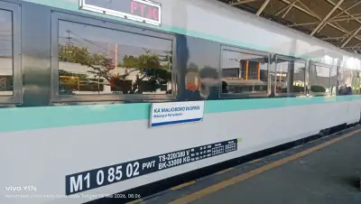 Rangkaian baru kereta api Malioboro ekspres
