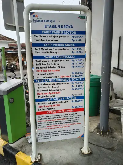 Tarif Parkir Stasiun Kroya: Biaya Motor, Mobil, dan Parkir Inap